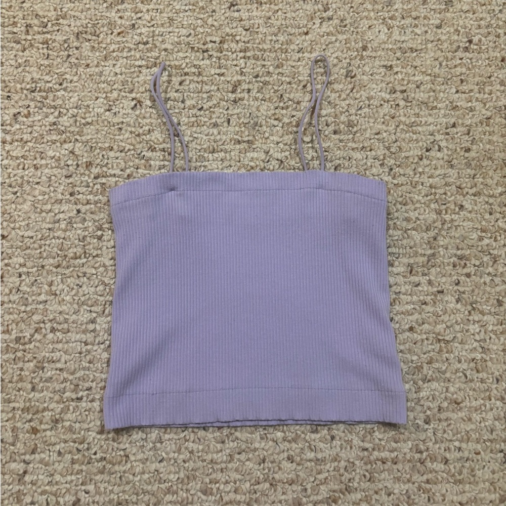 American Eagle Purple Crop Top